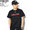 DOUBLE STEAL ROUGH LOGO S/S TEE -BLACK/RED- 982-14015画像