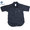 POST OVERALLS #1263S C-POST4 S/S PULLOVER OXFORD SHIRTS navy画像