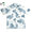 TWO PALMS PINEAPPLE MAP RAYON HAWAIIAN SHIRTS white画像