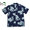 TWO PALMS PINEAPPLE MAP RAYON HAWAIIAN SHIRTS navy画像