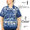 Duke Kahanamoku S/S COTTON OPEN SHIRT "INDIGO COCONUTS PALMS" DK37812画像