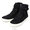 CHORD NUMBER EIGHT SUEDE ZIP SNEAKER BLACK-WHITE N8M1H5-AC11画像