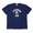 A BATHING APE 1ST CAMO COLLEGE TEE (Tシャツ) NAVY 1D75-110-010画像
