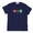 PLAY COMME des GARCONS LADY'S 3COLOR HEART TEE NAVY画像