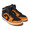 NIKE AIR JORDAN 1 MID BLACK/ORANGE PEEL-SAIL 554724-081画像