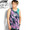 LEFLAH G-SPRAY LOGO TIE DYE TANKTOP -PURPLE-画像