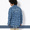 TYPE BLUE by AVIREX LS INDIGO CHECK WORK SHIRT 6185138画像