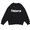 THE CONVENI × Fragment Design CREW NECK SWEAT BLACKxWHITE画像