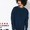 Schott INDIGO FADE CREWNECK SWEAT 3183100画像