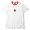 OBEY PREMIUM CONTRAST TEE "OBEY STAR FACE" (WHITE/RED)画像
