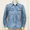 THE FLAT HEAD ICE BLUE DENIM WESTERN L/S F-DS003U画像
