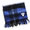 Johnstons CASHMERE STOLE Ramsey Blue Heritage AU2967画像
