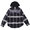 Supreme 18FW Hooded Jacquard Flannel Shirt BLACK画像
