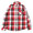 mnml 18FW VINTAGE FLANNEL SHIRT BLACK RED WHITE画像