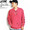 LEFLAH UNEVEN DYEING CREWNECK SWEAT -RED-画像