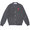 PLAY COMME des GARCONS MENS RED HEART WOOL CARDIGAN GRAYxRED画像