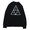 HUF ESSENTIALS TT CREW BLACK画像