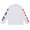 PLAY COMME des GARCONS MENS SLEEVE 6HEART LS TEE WHITE画像