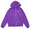 Supreme 18FW Reflective Small Box Zip Up Sweatshirt VIOLET画像