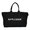 APPLEBUM Logo Canvas Zip Tote Bag BLACK画像