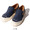 glamb Ernie slip-on NAVY&times;BEIGE GB0219-AC16画像