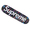 Supreme 19SS Airbrushed Floral Skateboard BLACK画像