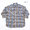 Sugar Cane Light SEERSUCKER MADRAS CHECK 3/4 SLEEVE WORK SHIRT SC38172画像