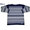 Orcival #6101-1952 MEN'S L/S BOATNECK TEE/navy x white画像