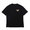 GUESS MEN'S S/SLV OVERSIZED TEE SHIRT W/CHEST & BACK MULTI PRINT BLACK MJ2K8601AT-BLK画像