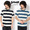 Schott INDIGO BORDER POCKET T-SHIRT 3193063画像