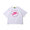 NIKE AS W NSW NSP TOP SS AOP WHITE/WHITE/ACTIVE FUCHSIA AT0565-100画像