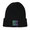 THE NORTH FACE LOGO BOX CUFFED BEANIE BLACK IRIDESCENT画像