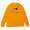 THE NORTH FACE L/S RED BOX HEAVYWEIGHT CREW ZINNIA ORANGE BLACK画像