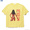 RADIALL SO HIGH - CREW NECK T-SHIRT S/S (YELLOW)画像