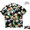 TWO PALMS RAYON ALOHA SHIRTS BLACK MADE IN USA画像