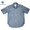 POST OVERALLS 2214S S/S E-Z CRUZ DOBBY CHAMBRAY SHIRT indigo画像