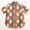 衣櫻 Lot.SA-1287 サザンクロス素材 半袖レギュラーシャツ ラーメン柄パッチワークプリント SA1287画像