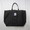PORT CANVAS windjammer tote solid black画像