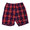 Supreme 19SS Plaid Velour Short NAVY画像