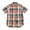 BURGUS PLUS S/S Indigo Check Regular Shirt HBP-331画像