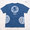 GO-COO!! SAKURA インディゴ ポケット 半袖 Tシャツ "絞り風デザイン" GSC-8607A画像