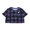 NIKE AS W NSW TEE FUTURA PLAID CROP MYSTIC NAVY CI1015-455画像
