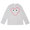 PLAY COMME des GARCONS MENS HEART OUTLINE L/S TEE GRAY画像