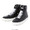 CHORD NUMBER EIGHT LEATHER ZIP SNEAKER BLACK/WHITE CHA1-01K5-HW01画像
