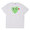 PLAY COMME des GARCONS MENS COLOR HEART PRINT TEE WHITExGREEN画像