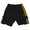 AWESOME BOY &times; Ichiryu made REMAKE TRACK CARGO SHORTS BLACK画像