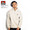 BEN DAVIS HALF ZIP SWEAT -IVORY- C-9780047画像