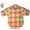 CORONA CS002-19-05 NAVY 2POCKET FLANNEL SHIRTS khaki x red x mustard画像