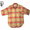 CORONA CS001-19-01 NAVY 1POCKET FLANNEL SHIRTS khaki x red x mustard画像