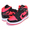 NIKE WMNS AIR JORDAN 1 MID bright crimson/black BQ6472-600画像